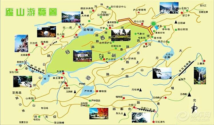 【攜程攻略】廬山風景區(qū)三疊泉適合朋友出游旅游嗎,三疊泉朋.