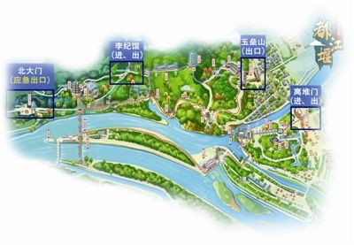 青城山都江堰景區有序開放，游覽需備健康碼